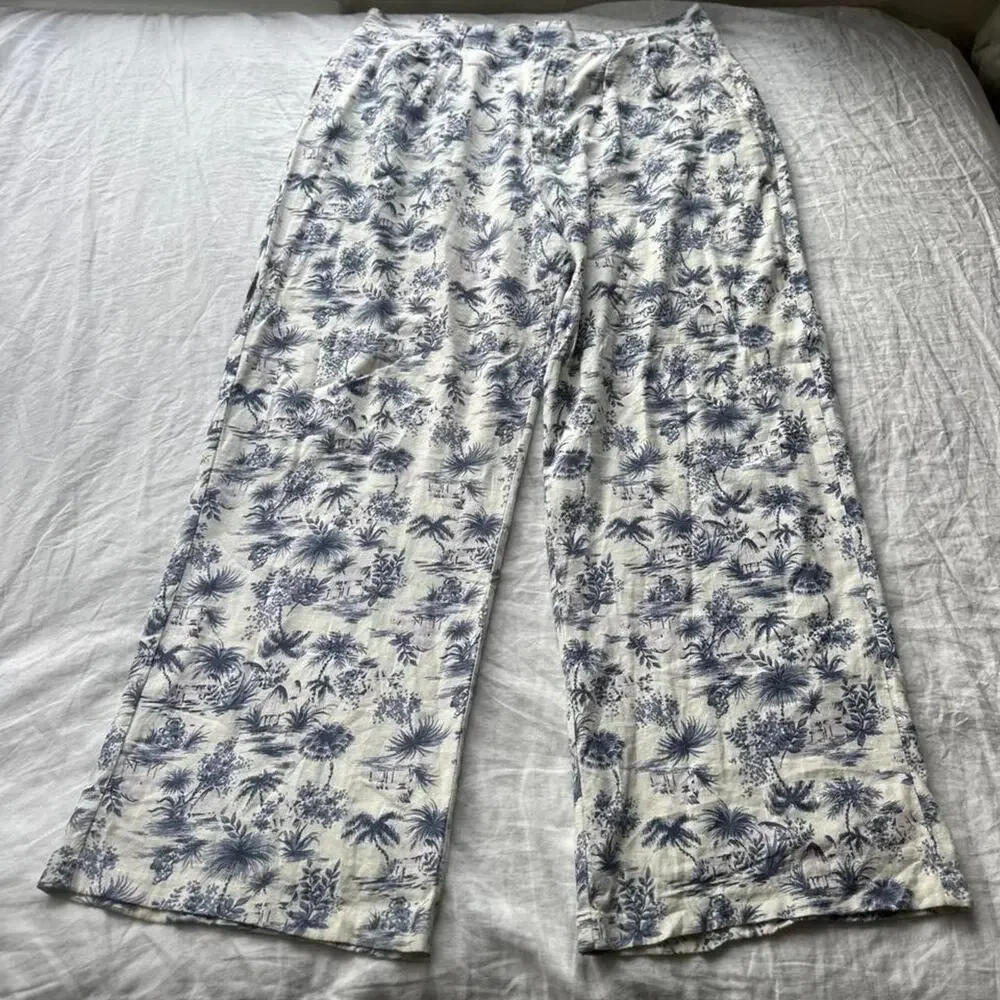 Abercrombie fitch blue floral